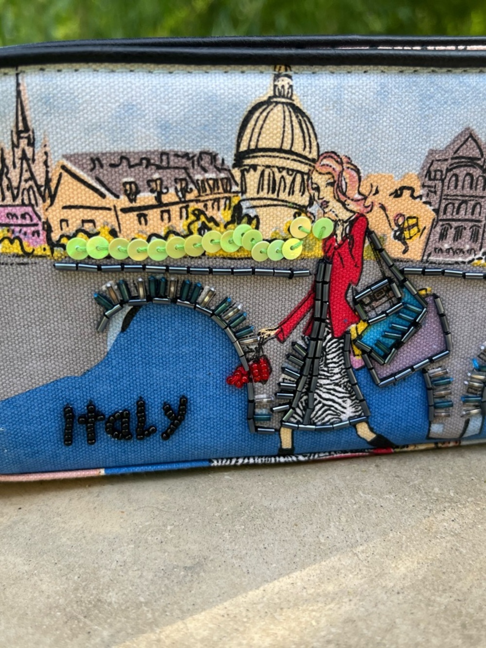 La Dolce Vita Pastel Zip-Top Wallet